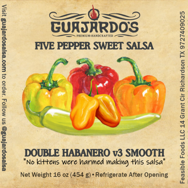 Double Habanero Smooth Label