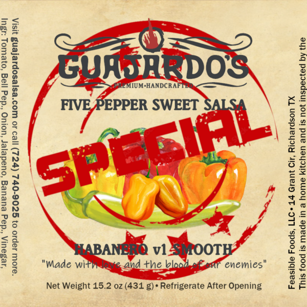 Habanero Special Smooth label