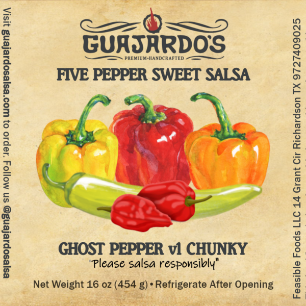 Ghost Pepper Chunky Label