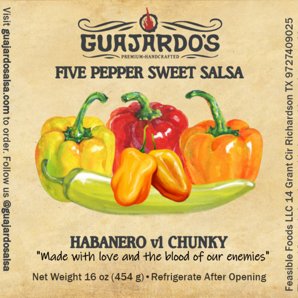 Habanero Chunky Label