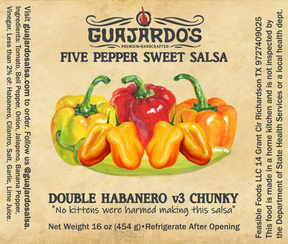 Double Habanero Chunky Label