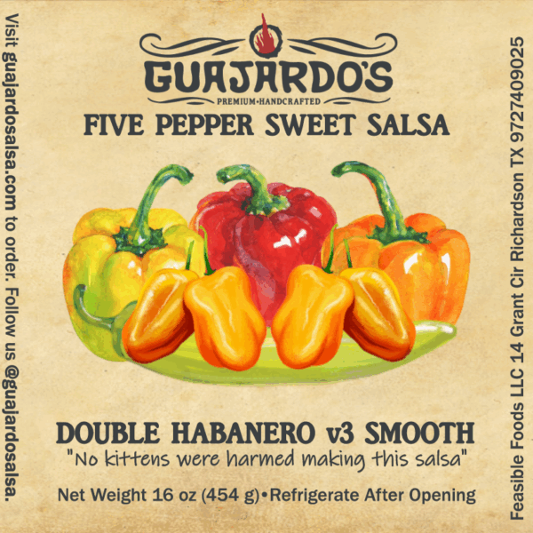 Double Habanero Smooth Label