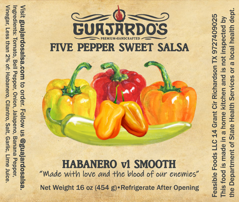 Habanero Smooth Label