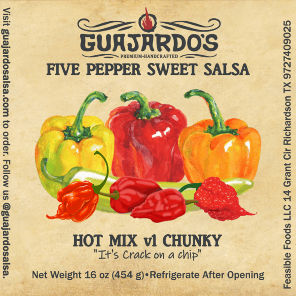 Hot Mix Chunky Label