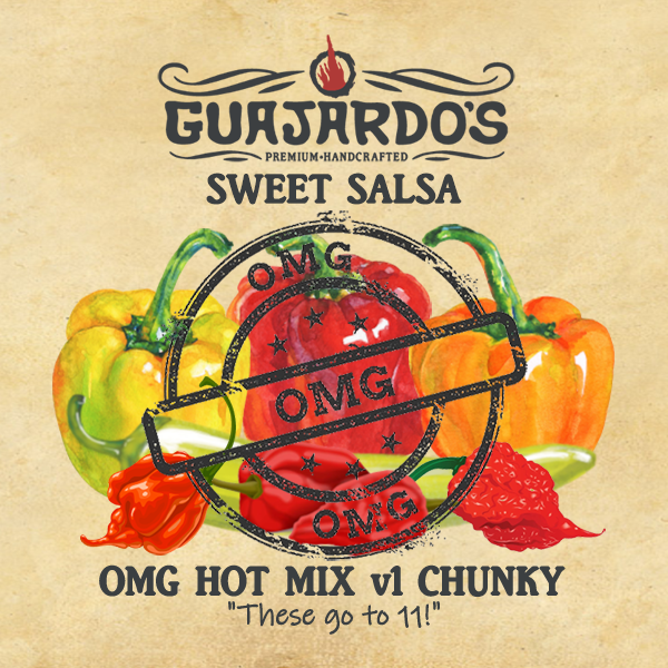OMG Hot Mix Chunky center of label image