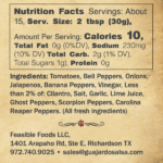 OMG Hot Mix nutritional information and ingredients